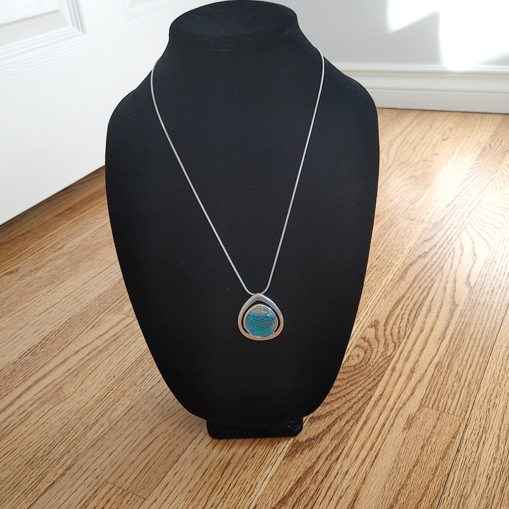 Fired Glass Necklace